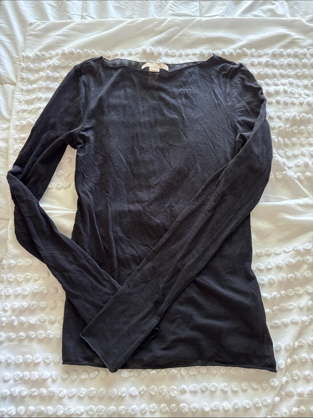 NWOT H&M lyocell cashmere blend top sweater shirt